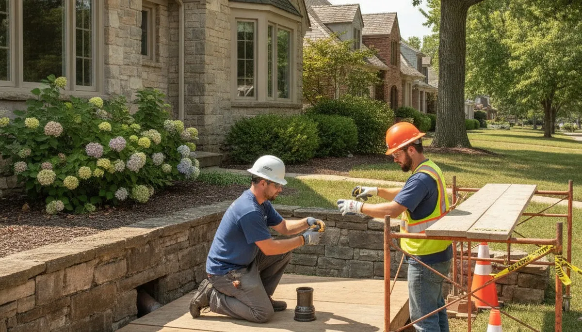 Kansas City, KS plumbing repair service truck for residential and commercial repairs