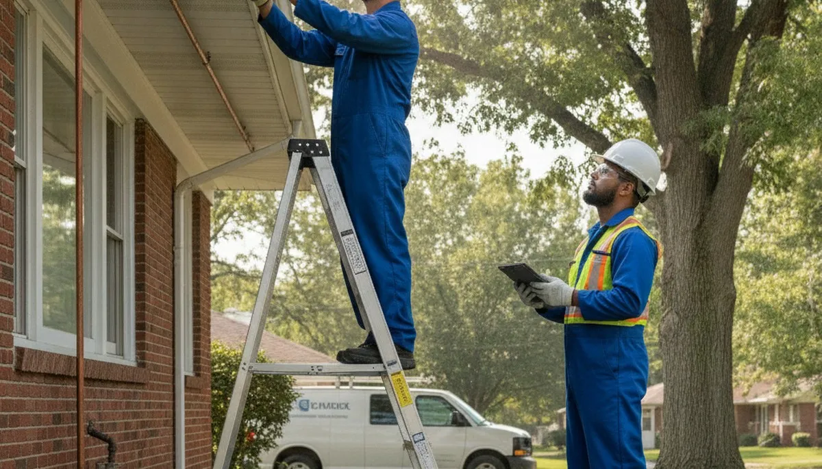 Kansas City, KS plumber repairing a leak for a plumbing service call