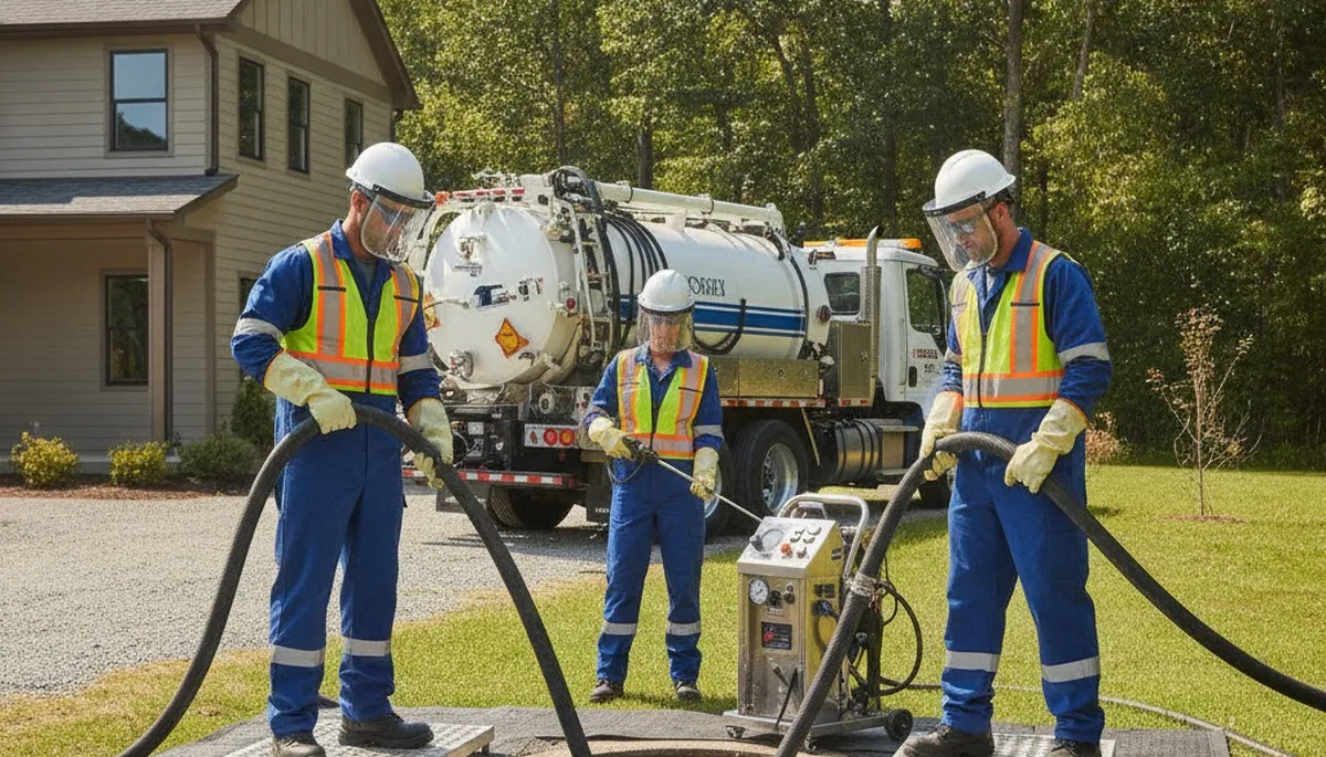 Septic tank cleaning service for Kansas City, KS homes by On Call Plumbers