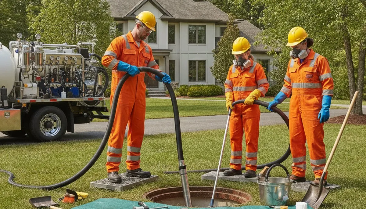 Septic tank cleaning service for Kansas City, KS homes by On Call Plumbers